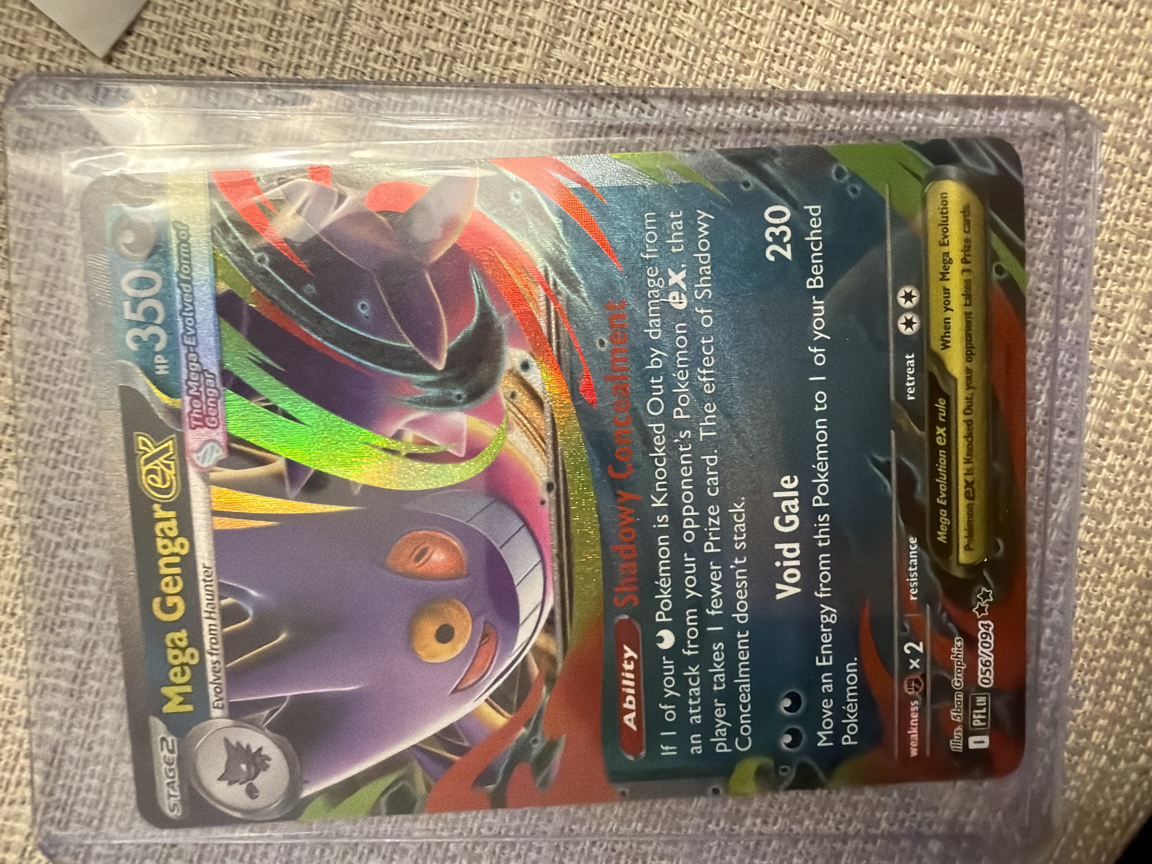 Mega Gengar EX (056) 2025 Pokemon Pfl EN-Phantasmal Flames